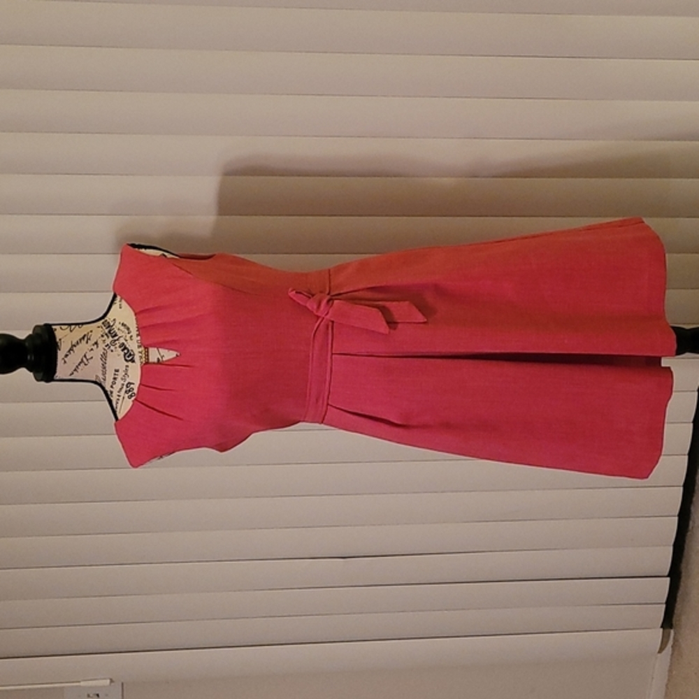 Ellen Tracy Beaded Neck Dress